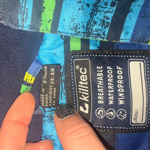 Killtec Kids Ski Snowboard Jacket Size 5/6  Or 110/116 - Picture 3 of 7